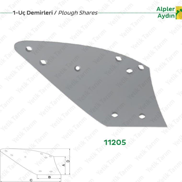 Alpler - Aydın Pulluk 8 Numara Kulak