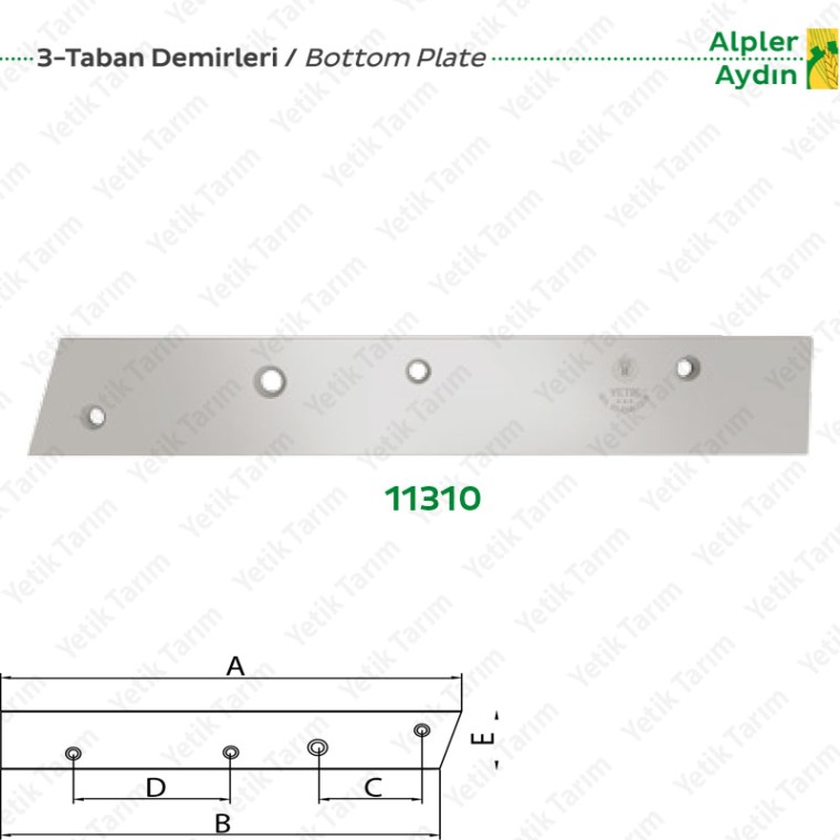 Uzun Taban Demiri Alpler - Aydın Pulluk